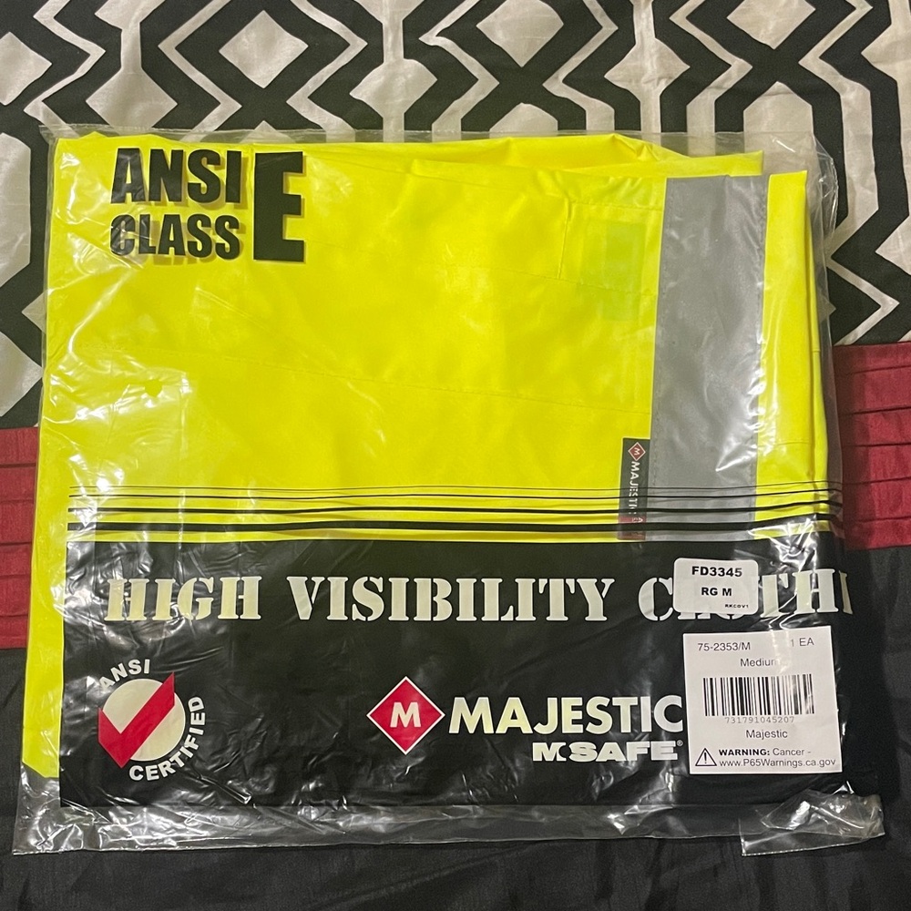 Majestic Glove 100% Polyester Unlined waterproof Bib overall